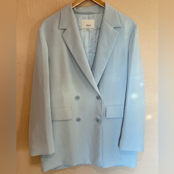Wilfred Jackets & Blazers - NWT Wilfred Cherelle Blazer in Heatwave Blue